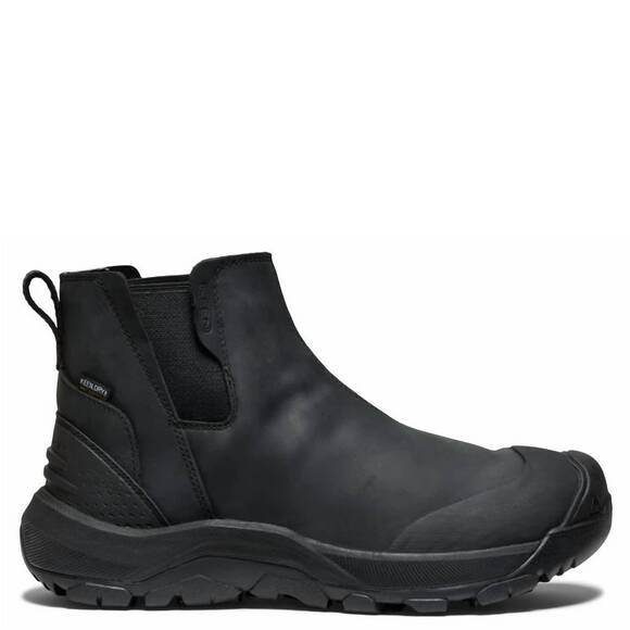 NEW KEEN men's revel iv waterproof insulated chelsea boot in black
